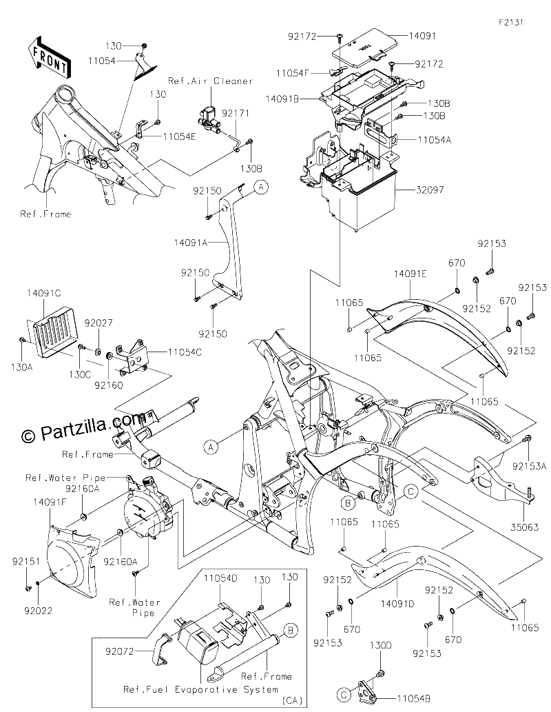 Diagrama de FRAME FITTINGS