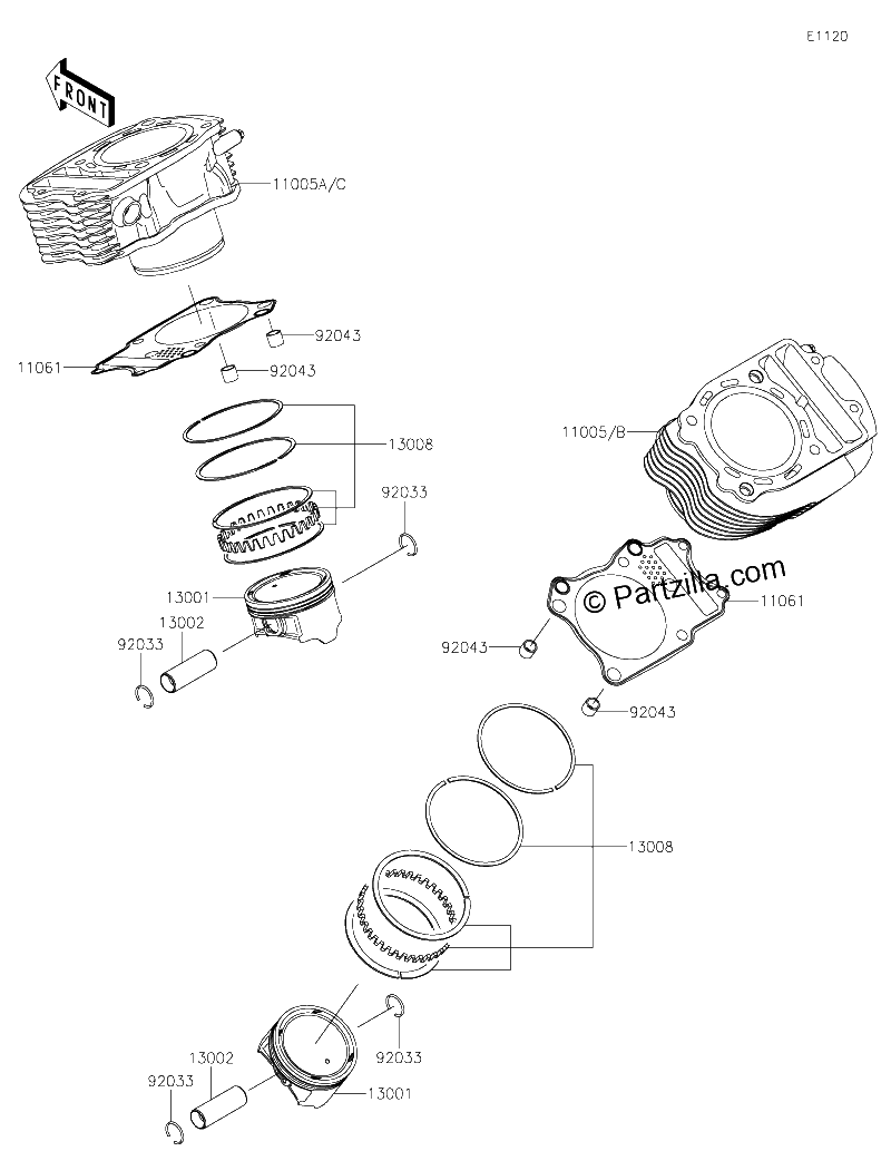 Diagrama de CYLINDER PISTON S