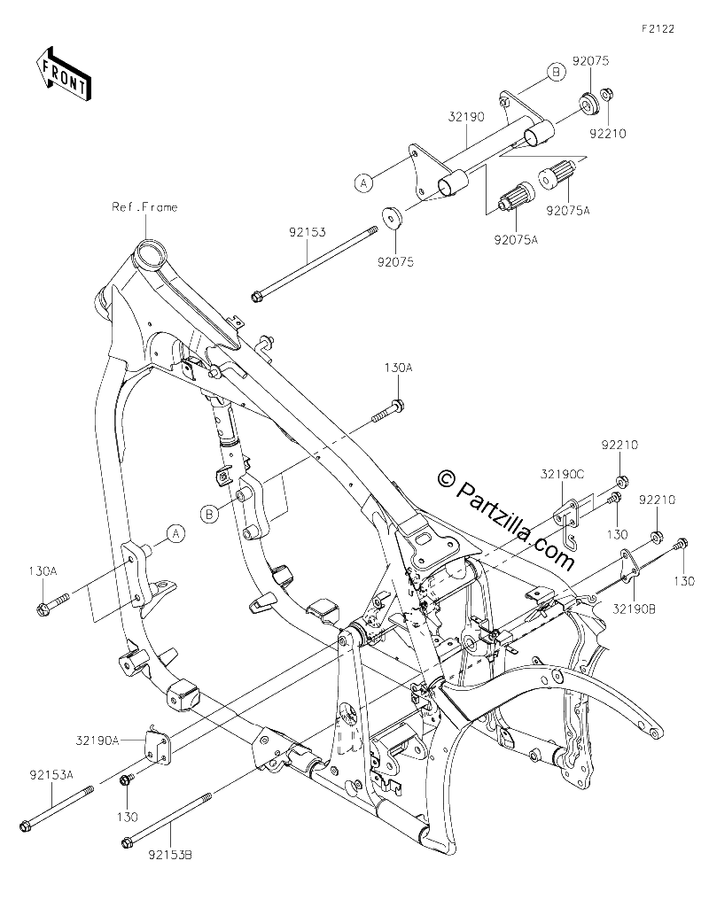 Diagrama de ENGINE MOUNT
