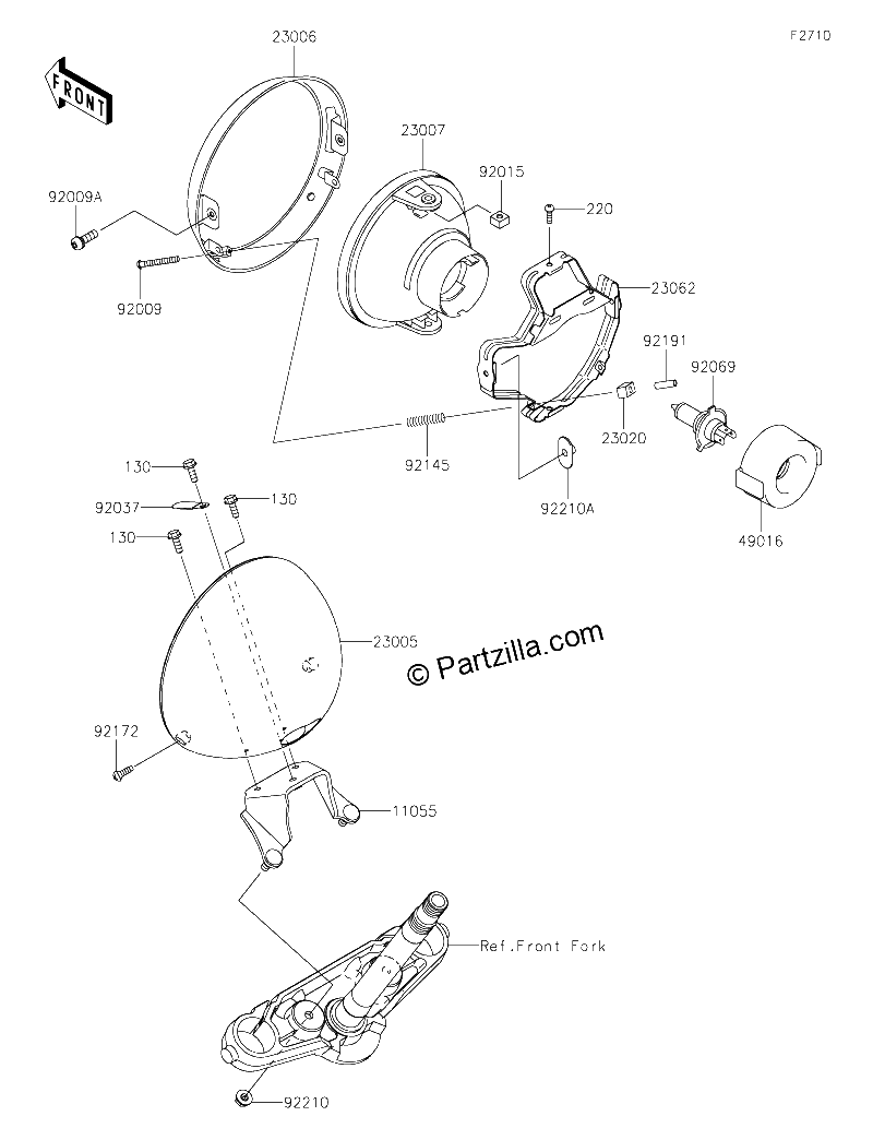 Diagrama de HEADLIGHT S
