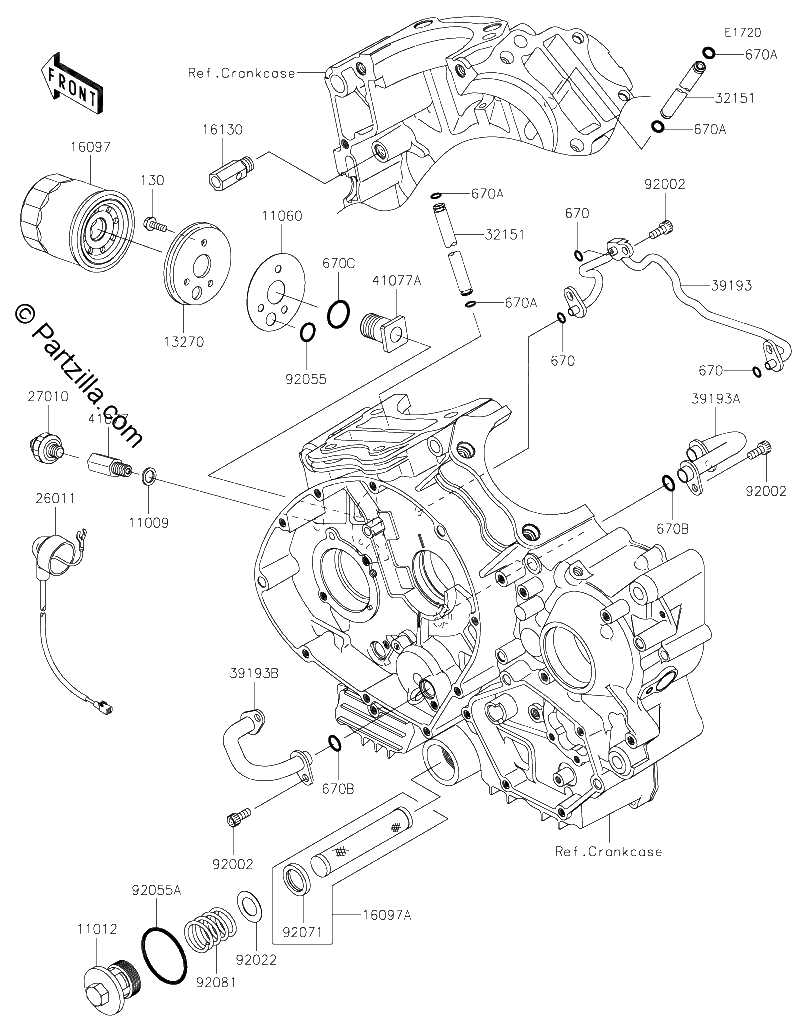 Diagrama de OIL FILTER