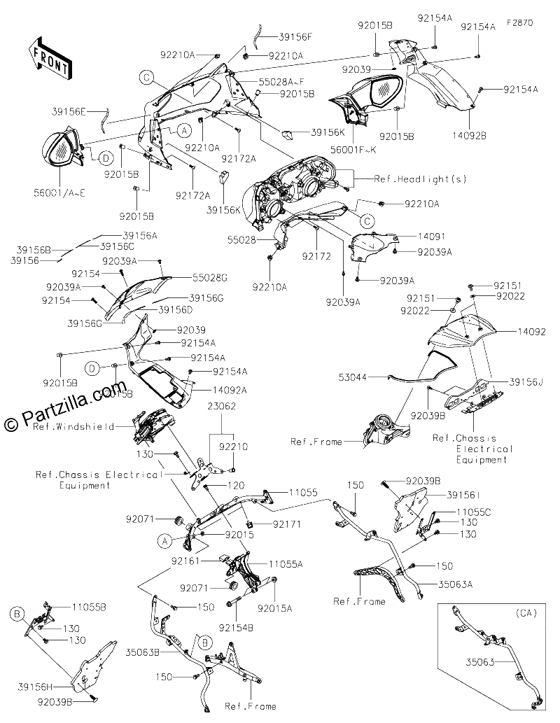Diagrama de COWLING UPPER
