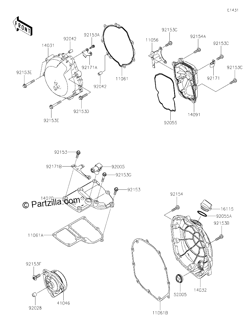 Diagrama de ENGINE COVER S