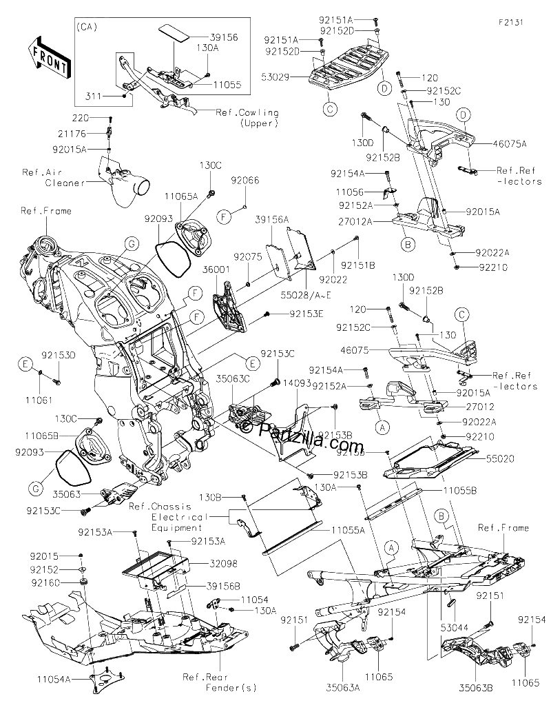 Diagrama de FRAME FITTINGS