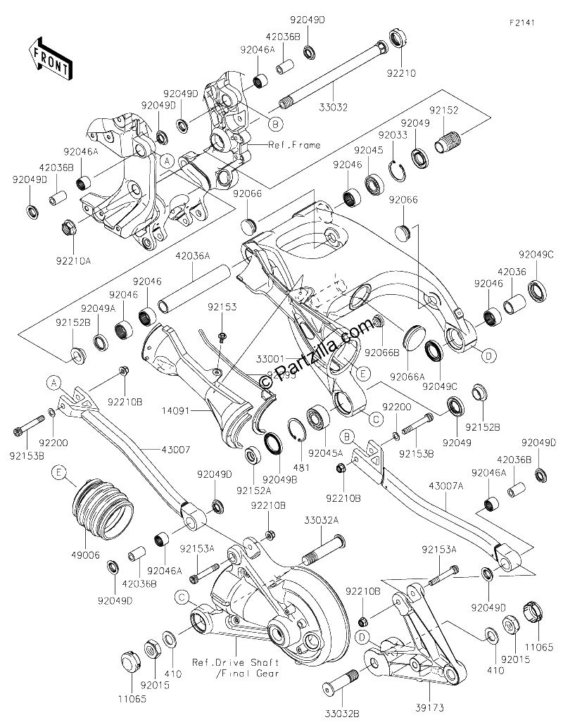Diagrama de SWINGARM