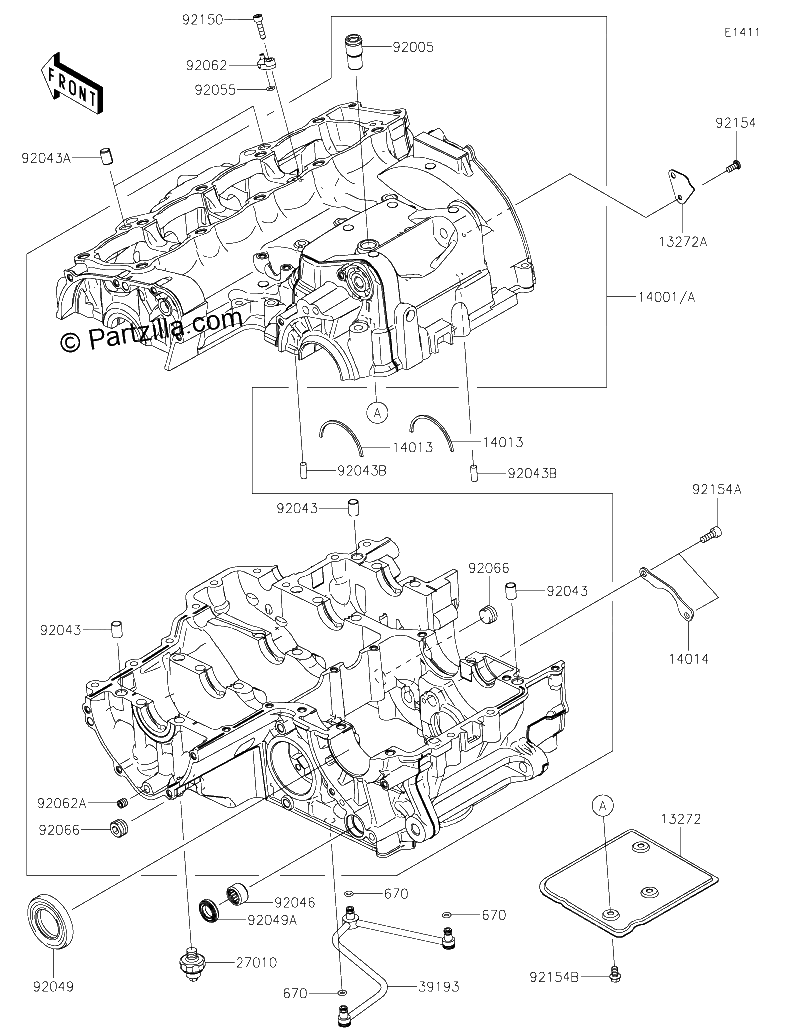 Diagrama de CRANKCASE