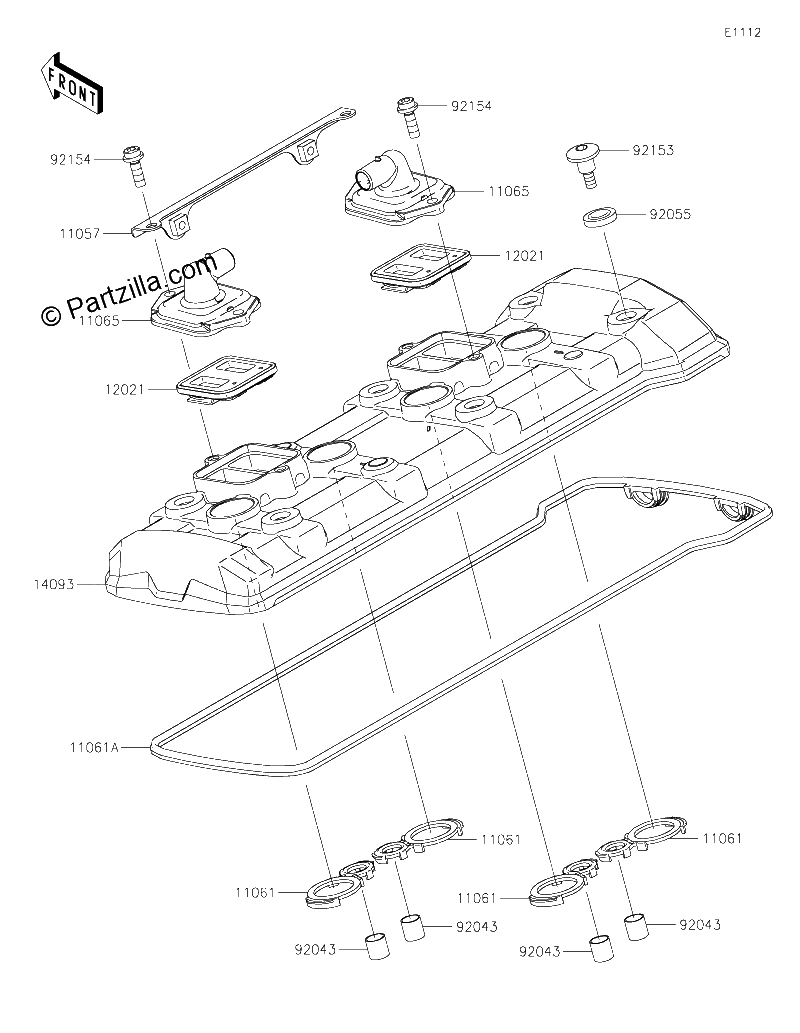 Diagrama de CYLINDER HEAD COVER