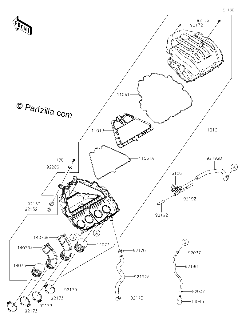 Diagrama de AIR CLEANER