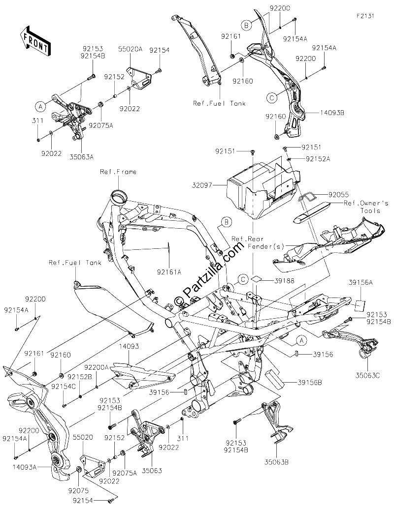 Diagrama de FRAME FITTINGS