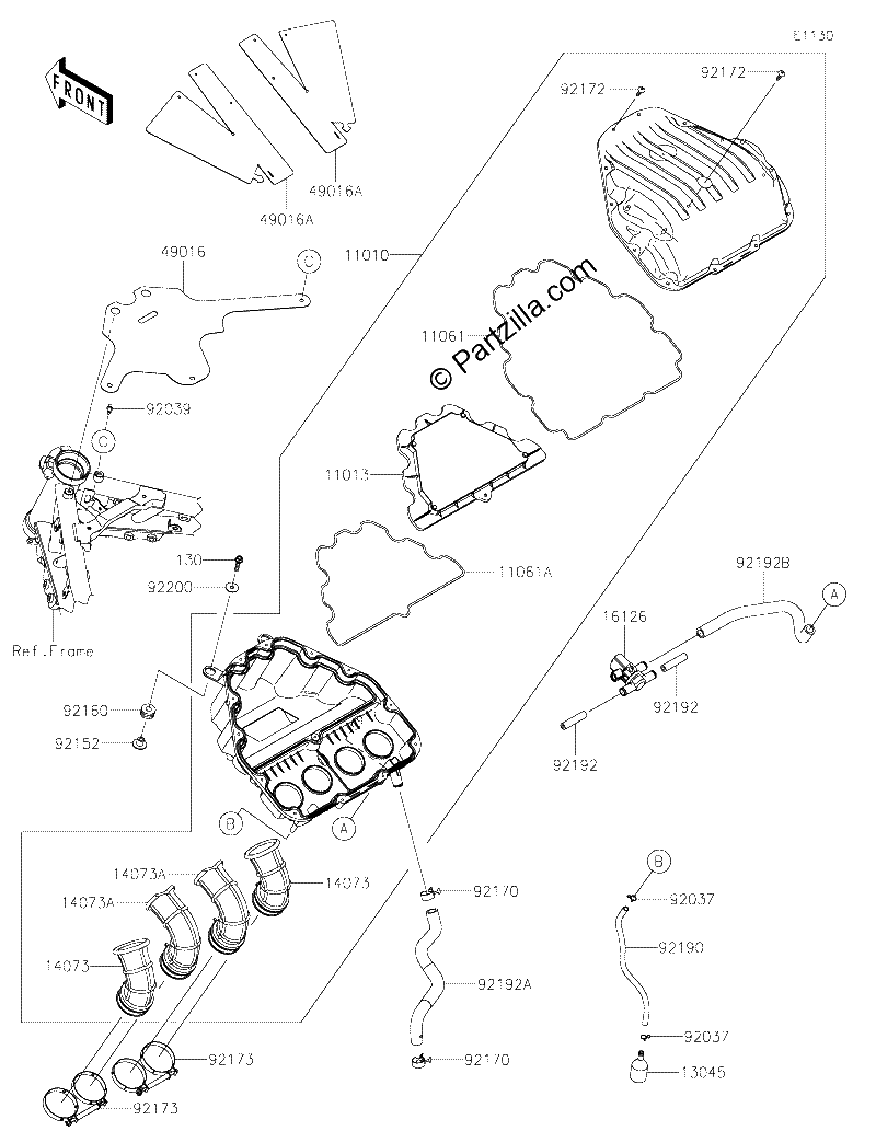 Diagrama de AIR CLEANER