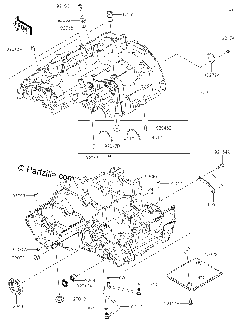 Diagrama de CRANKCASE