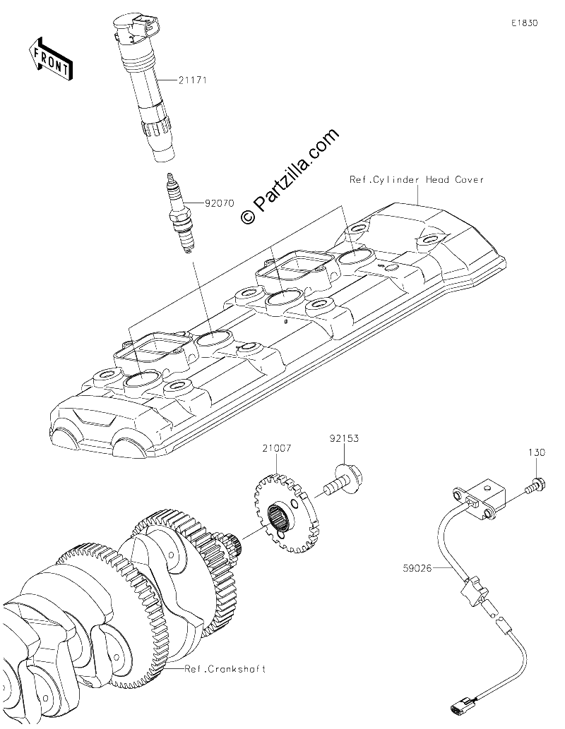 Diagrama de IGNITION SYSTEM