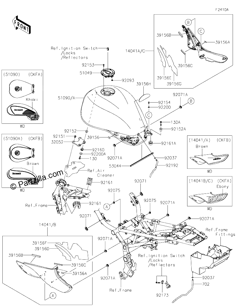 Diagrama de FUEL TANK CA