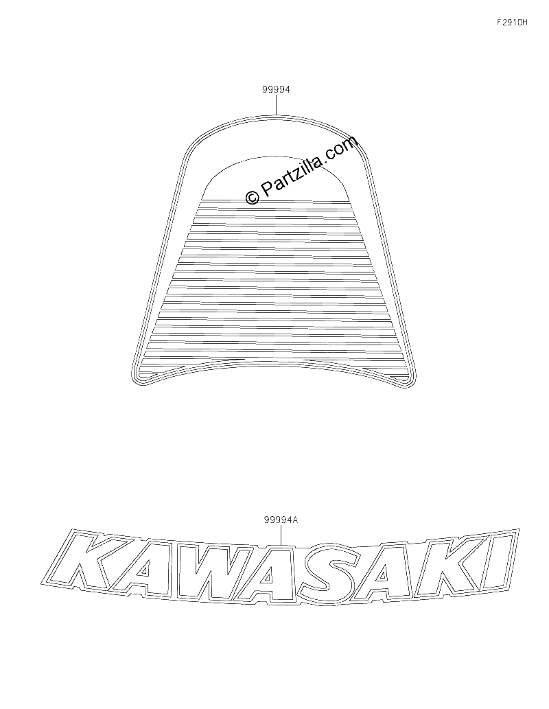 Diagrama de ACCESSORY DECALS