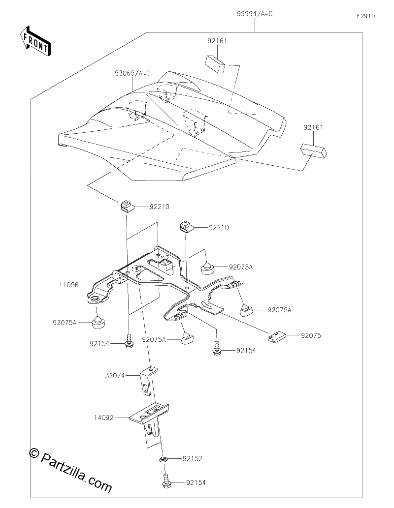 Diagrama de ACCESSORY SINGLE SEAT COVER