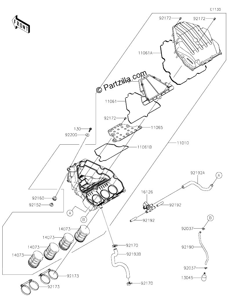 Diagrama de AIR CLEANER