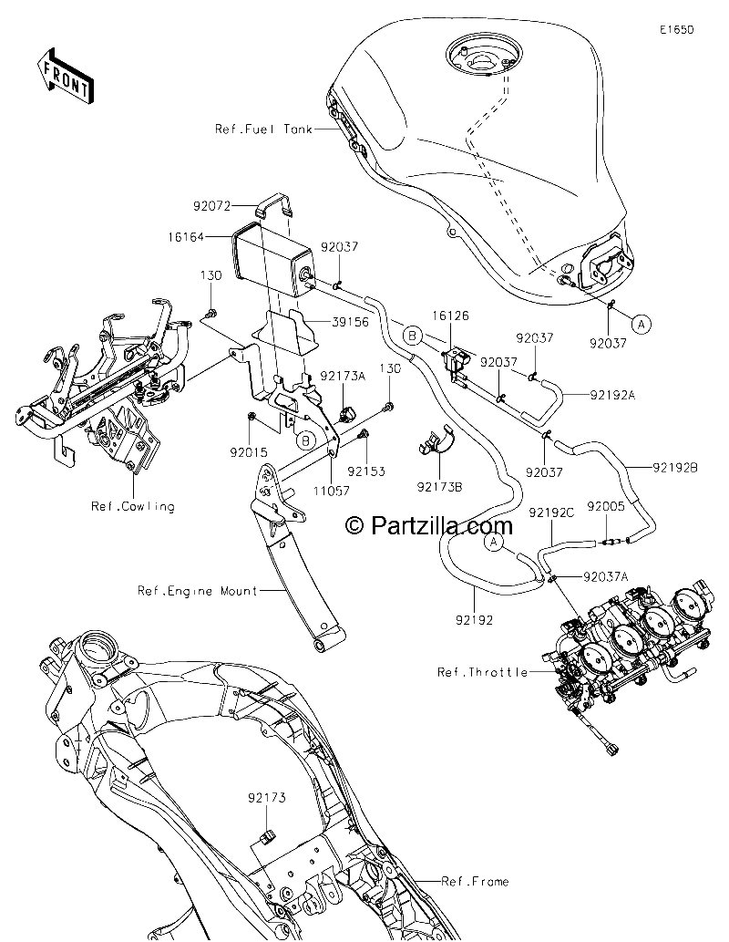 Diagrama de FUEL EVAPORATIVE SYSTEM CA