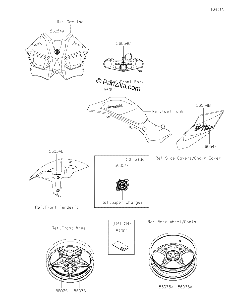 Diagrama de DECALS YKF YLF