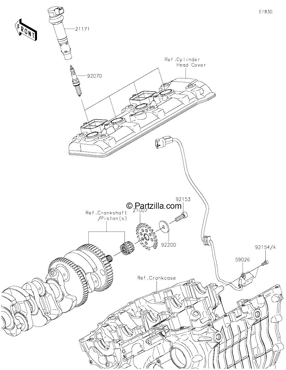 Diagrama de IGNITION SYSTEM