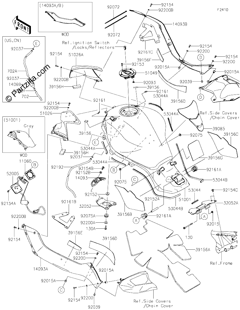 Diagrama de FUEL TANK