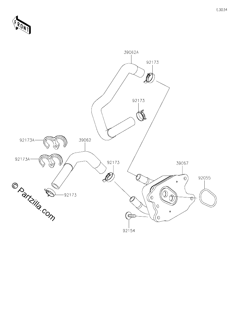 Diagrama de OIL COOLER