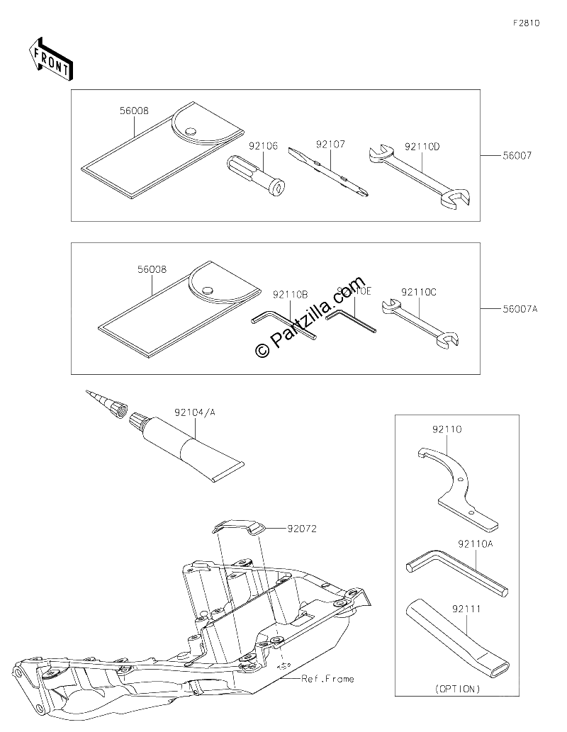 Diagrama de OWNER S TOOLS