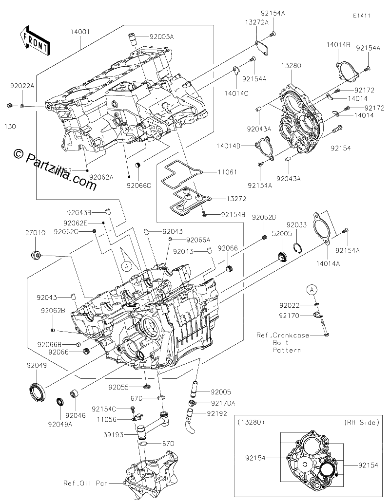 Diagrama de CRANKCASE