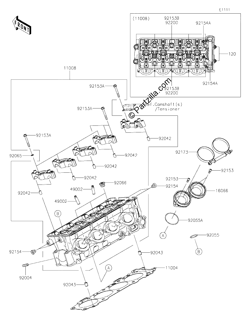 Diagrama de CYLINDER HEAD
