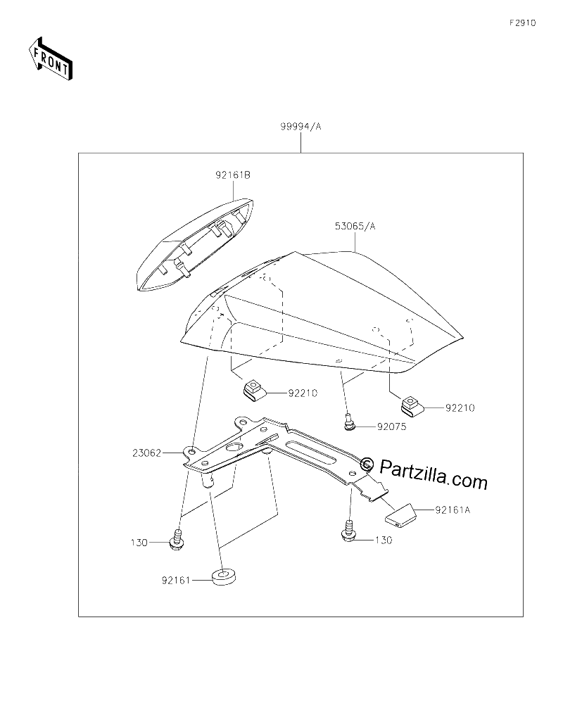 Diagrama de ACCESSORY SINGLE SEAT COVER