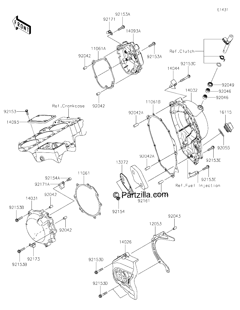 Diagrama de ENGINE COVER S