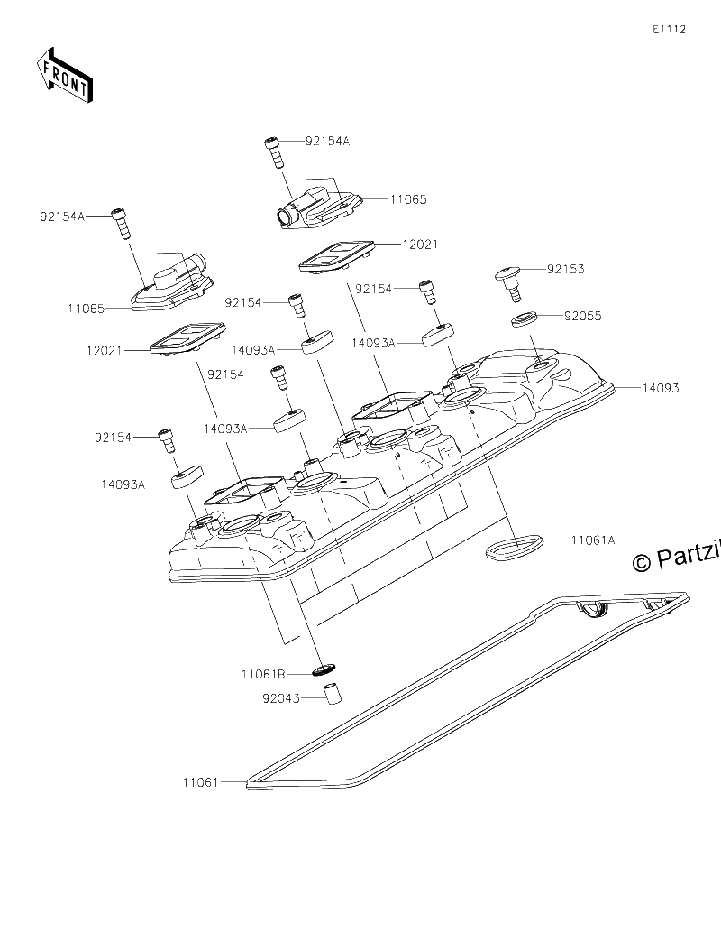 Diagrama de CYLINDER HEAD COVER