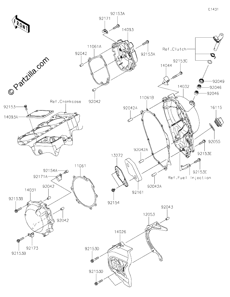 Diagrama de ENGINE COVER S