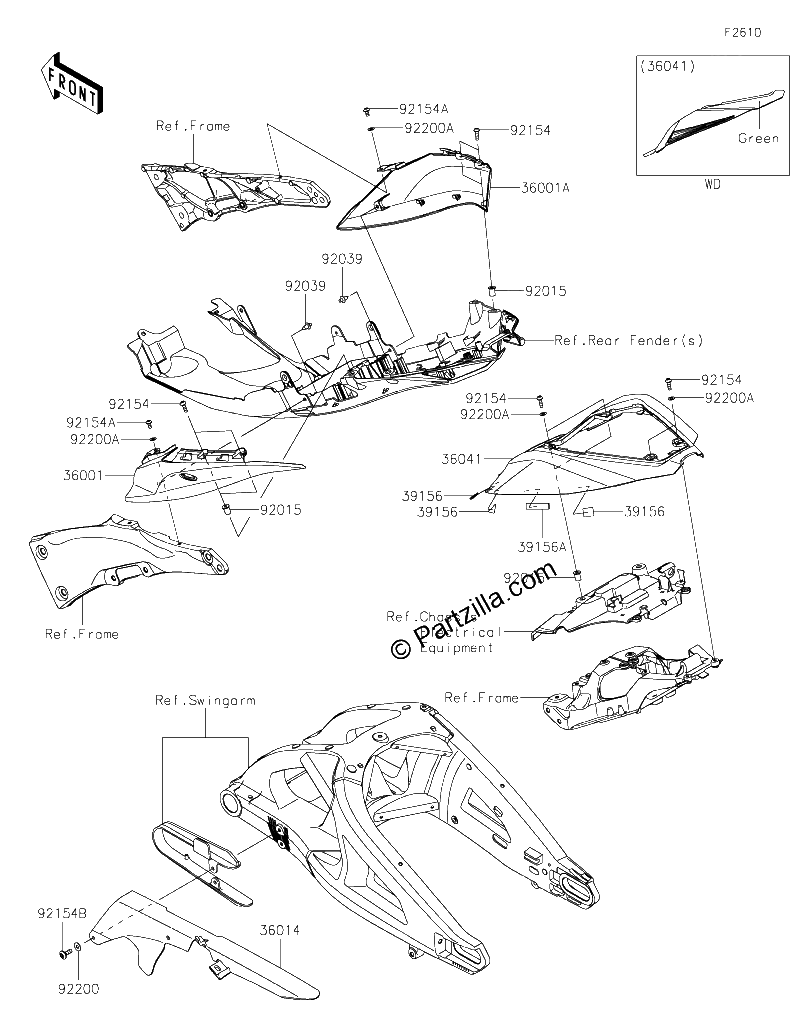 Diagrama de SIDE COVERS CHAIN COVER