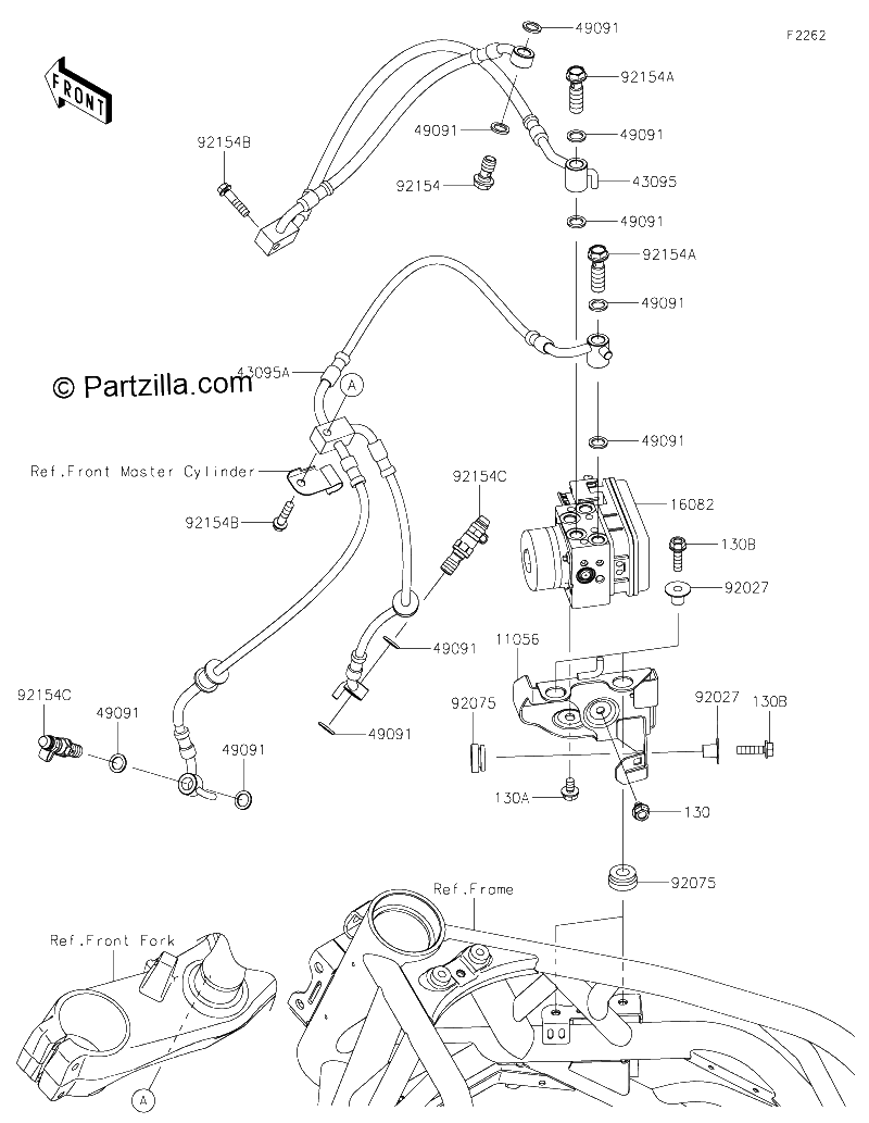 Diagrama de BRAKE PIPING