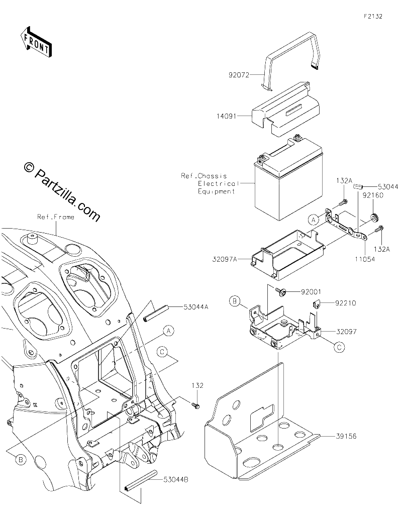 Diagrama de BATTERY CASE