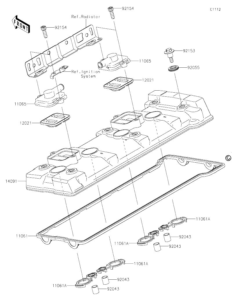 Diagrama de CYLINDER HEAD COVER