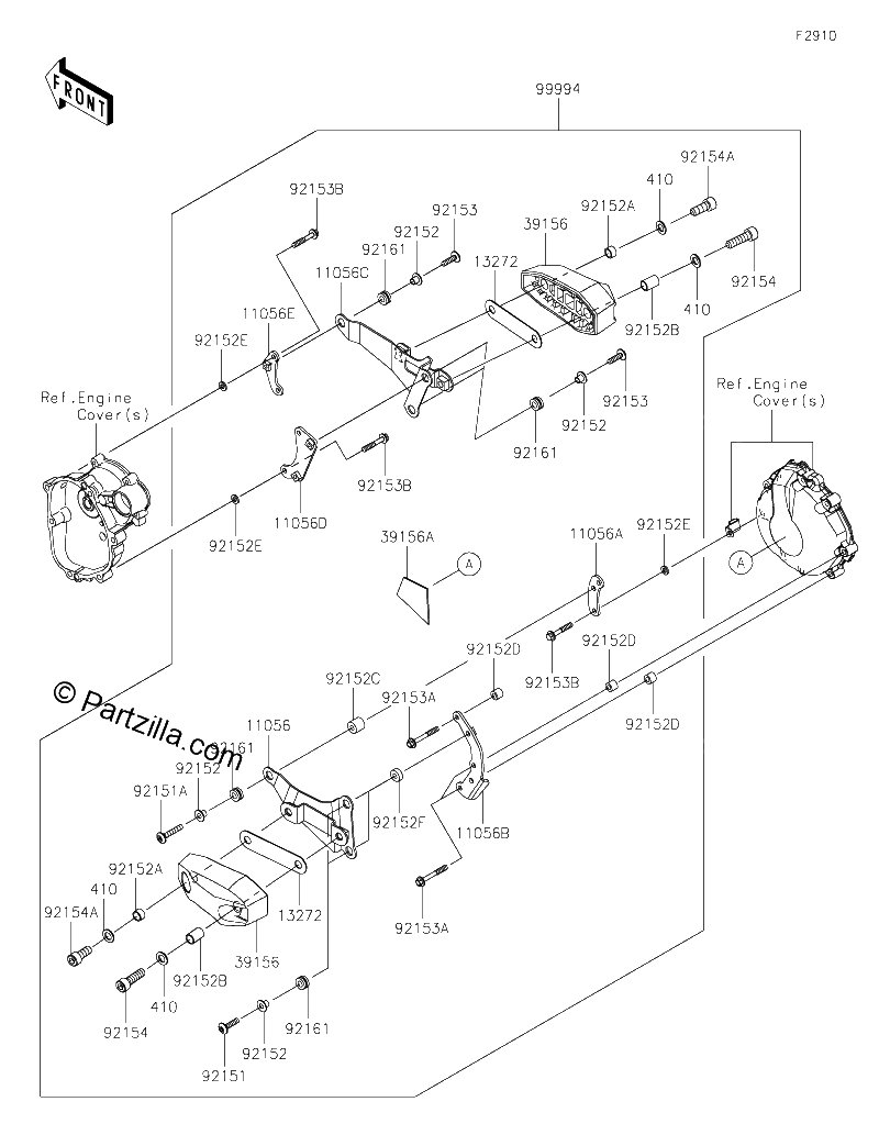 Diagrama de ACCESSORY ENGINE GUARD