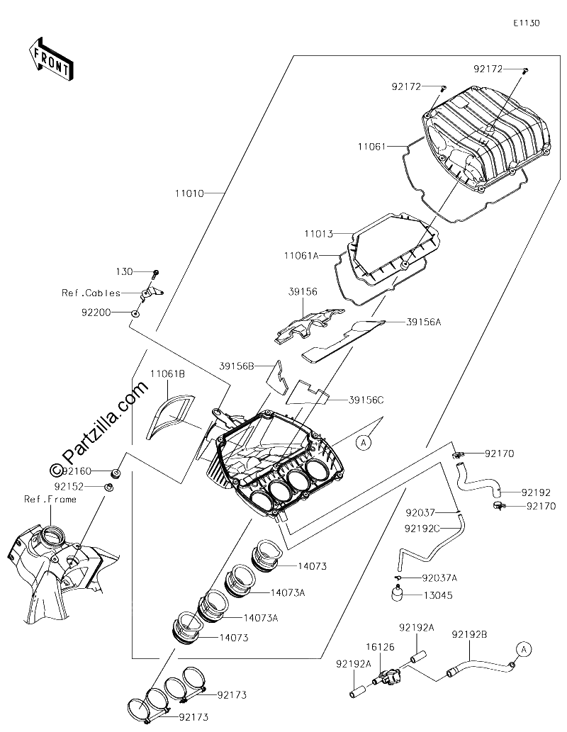 Diagrama de AIR CLEANER