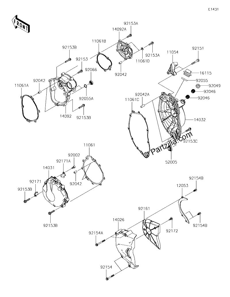 Diagrama de ENGINE COVER S