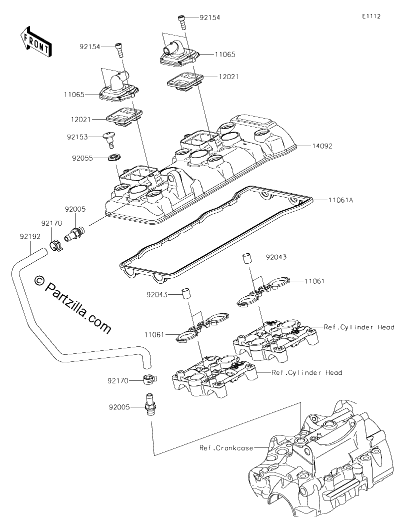 Diagrama de CYLINDER HEAD COVER