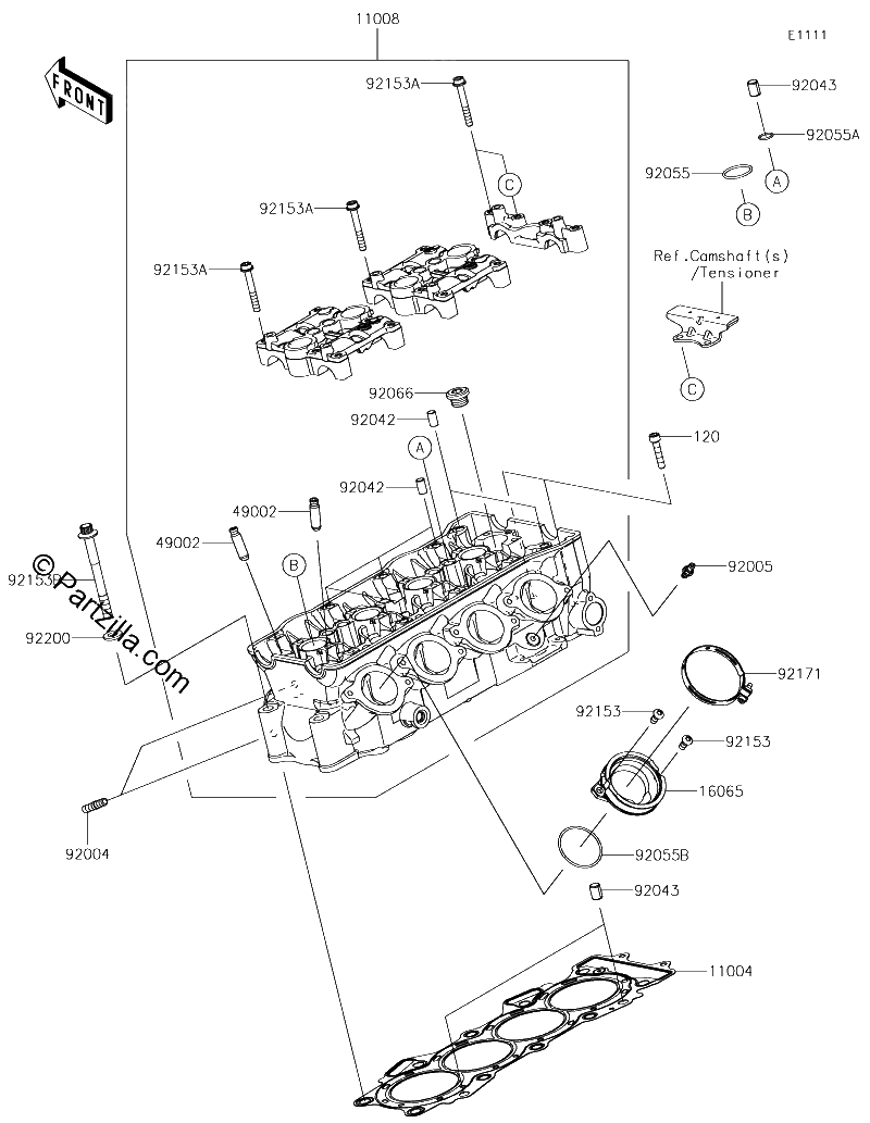 Diagrama de CYLINDER HEAD
