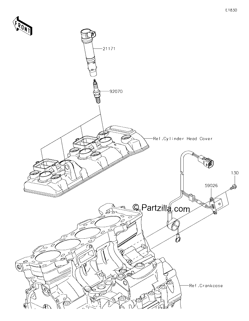 Diagrama de IGNITION SYSTEM