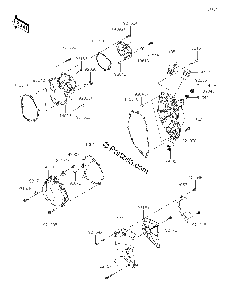 Diagrama de ENGINE COVER S