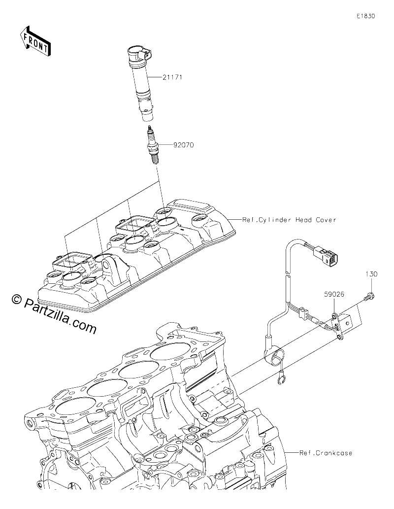Diagrama de IGNITION SYSTEM