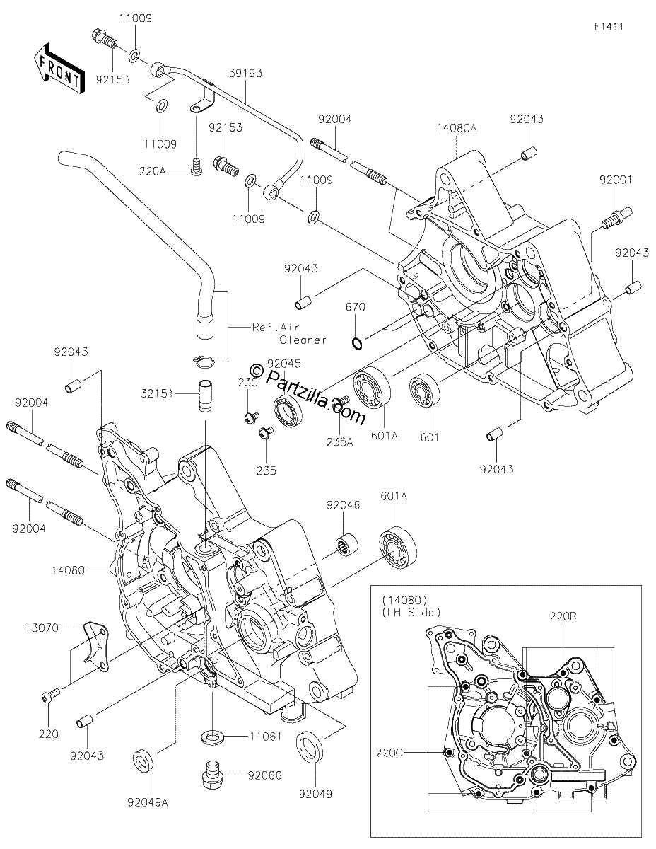 Diagrama de CRANKCASE