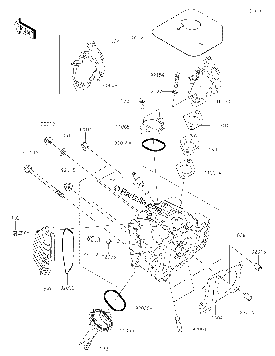 Diagrama de CYLINDER HEAD