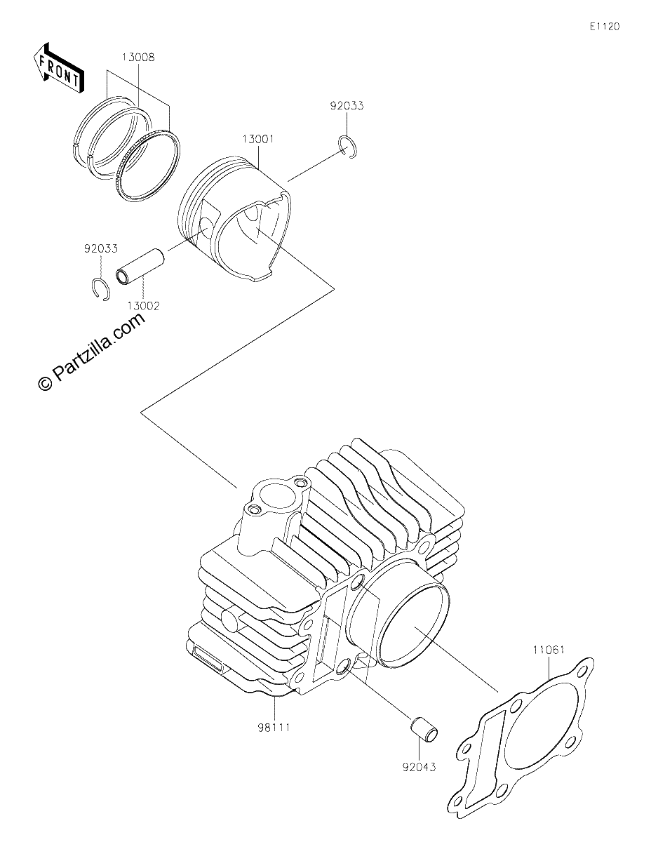 Diagrama de CYLINDER PISTON S