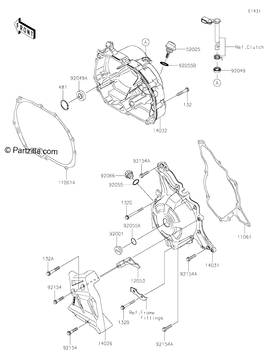 Diagrama de ENGINE COVER S