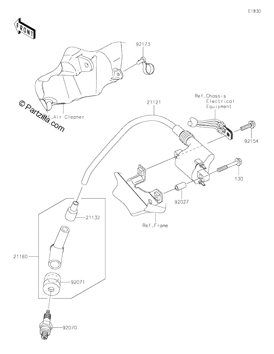 Diagrama de IGNITION SYSTEM