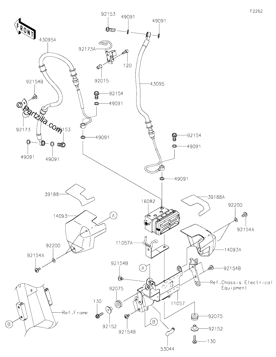 Diagrama de BRAKE PIPING